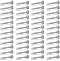 Ravinte Door Stoppers, 48 Pack Satin Nickel Spring Stops by Ravinte
