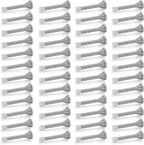 Ravinte Door Stoppers, 48 Pack Satin Nickel Spring Stops by Ravinte