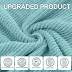 Wash Cloths for Your Face, 6 Pack Large 13"x13" - Image 2