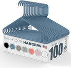 Neaties Plastic Hangers 100 Pack – Made in The USA – 6lb Capacity Standard by NeatiesHangers