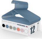 Neaties Super Heavy Duty Clothes Hangers 12 Pack – Made in The USA - 10lb by NeatiesHangers
