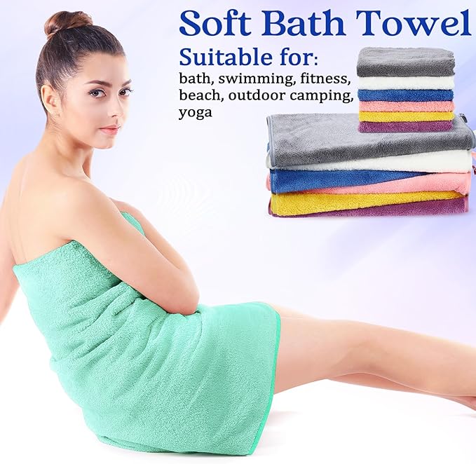 Newwiee 30 Pack Towels and Washcloths Sets Bath Hand Towels Washcloths Set - Image 5