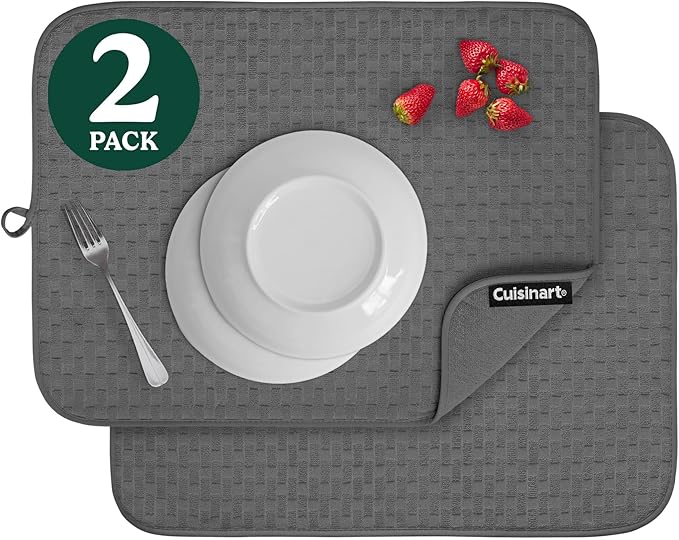 Cuisinart Dish Drying Mats for Kitchen Counter by BestBrands