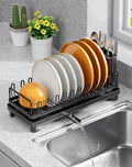 Small Dish Drying Rack for Kitchen Counter, Dish Drainer Drying Rack by OKZEST