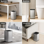 EKO 2-Pack Open Top Trash Can - Image 3