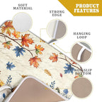 Fall Pumpkin Dish Drying Mat for Kitchen Counter 16x18 Inch Vintage Autumn - Image 4