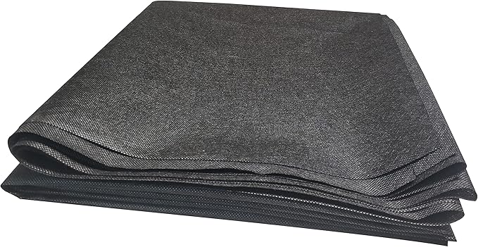 3 yds. X 63 ins. Upholstery Dust Cover Fabric Replacement, Non-Woven Black by Merrian+Living
