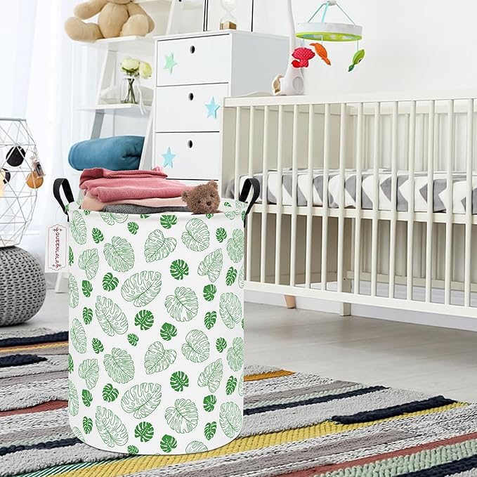 QUEENLALA Large Storage Basket, Laundry Hamper/Bathroom/Home Decor/Collapsible - Image 6