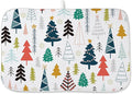 Christmas Dish Drying Mats 18x24 Inch Colorful Geometric Christmas Tree Drying by GOLIANDA