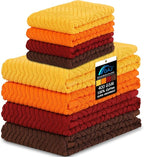 100% Cotton Kitchen Towels and Dishcloths Set by Unknown