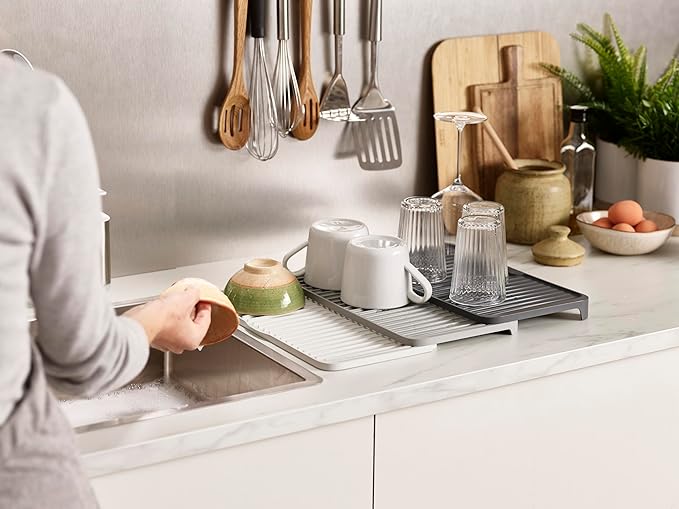 Joseph Joseph Tier Expandable Draining Board, Dish Rack Drainer - Image 4