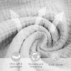 Konssy 6 Pack Face Cloths, Soft Wash Cloth - Image 6