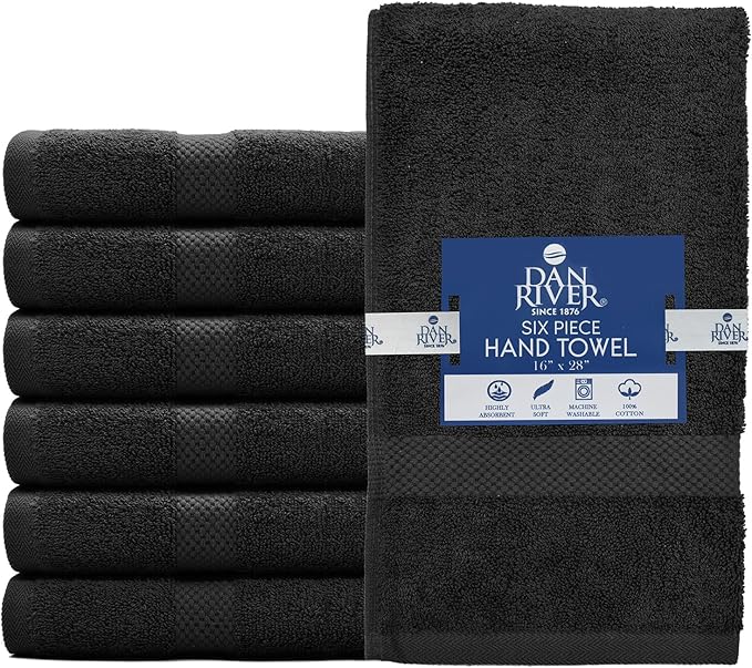 DAN RIVER 6-Pack Premium Hand Towels - Image 6