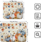 Fall Pumpkin Dish Drying Mat for Kitchen Counter 18x24 Inch Vintage Autumn - Image 2