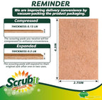 SCRUBIT 50 Pack Natural Scouring Pads - Image 2