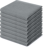 Homaxy 100% Cotton Waffle Weave Kitchen Dish Cloths, Ultra Soft Absorbent Quick by Homaxy