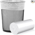 Medium Trash Bags, 6-8 Gallon White Garbage Bags Trash Can Liners by HOME