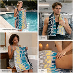 SEMAXE Bath Towel Set of 8 Include 2 Bath Towels 2 Hand Towels 4 Washcloths - Image 5