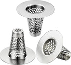 Bathroom Sink Drain Strainers for 1.1"-1.6" Depth Than 1.6" Drain Hole Catcher by Anteecana
