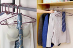 Plastic Hangers 50 Pack, Light Weight Durable Clothes Hangers - Image 4