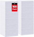 HOMEXCEL White Microfiber Cleaning Cloths 100 Pack, Reusable Cleaning Rags Shop by HOMEXCEL