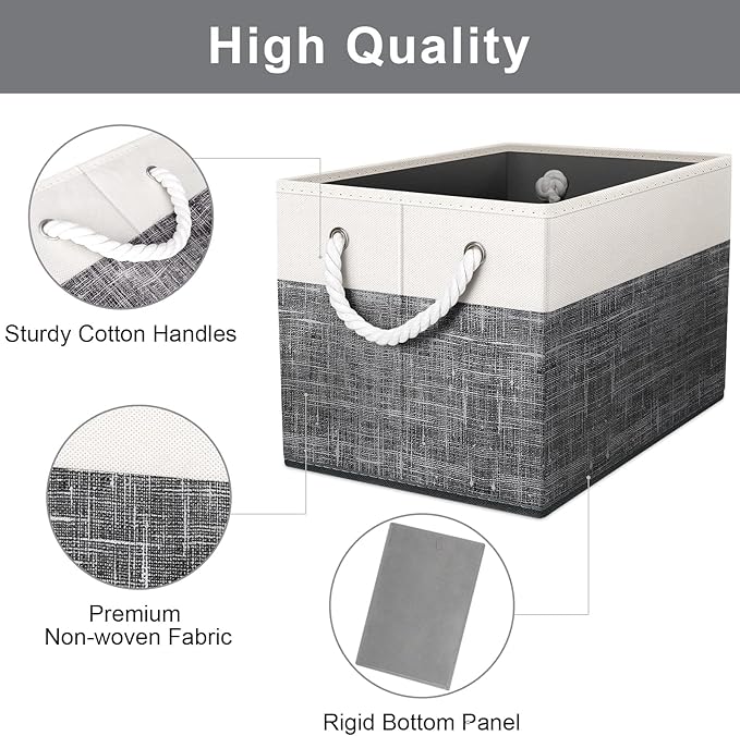 Fab totes Storage Bins, Foldable Storage Baskets - Image 2