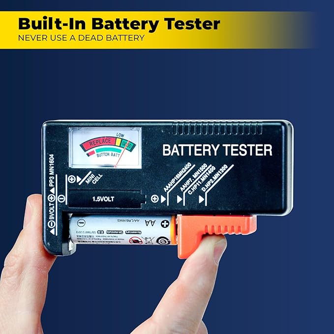 Battery Daddy Storage & Organizer Case w/Tester, Stores & Protects Up to 180 - Image 6