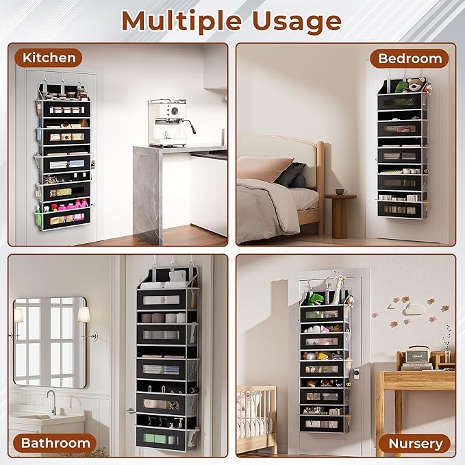 5-Tier Over The Door Storage Organizer - Image 7