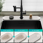 Stone Faucet Mat for Kitchen Sink – Diatomite Fast-Drying Stone Tray, Faucet - Image 3