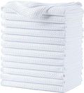 POLYTE Premium Microfiber Kitchen Dish Hand Towel Waffle Weave 12 Pack by Polyte