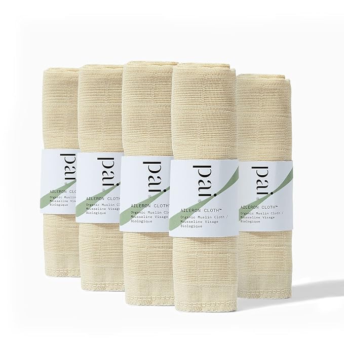 Pai Skincare - The Aileron Exfoliating Organic Muslin Cloth | Natural, by PaiSkincare