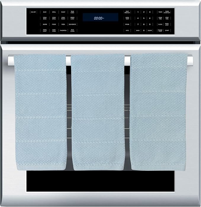 Serafina Home Coastal Sky Light Blue Kitchen Hand Dish Towels: Oversized 28" x - Image 5
