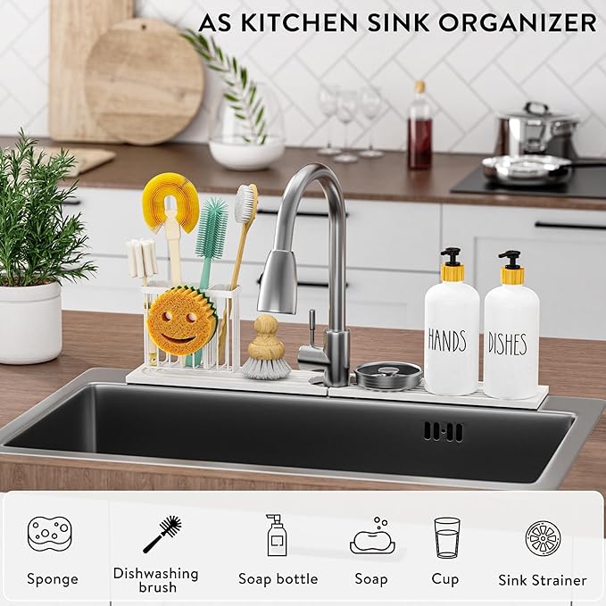 Cisily White Diatomite Faucet Mat - Image 7