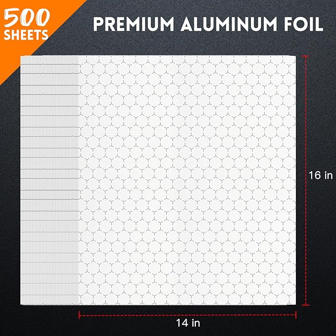 EcoDispose Pre-Cut Insulated Foil Sandwich Wrap Sheets - Image 2