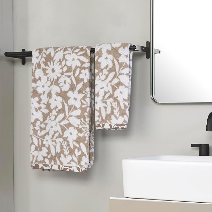 SKL Home Bedford Floral 100% Cotton Premium Bath Towel, 600 GSM, Soft & - Image 3