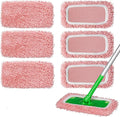 6Pcs Reusable Microfiber Mop Pads Compatible by ZEHRAI