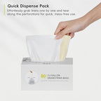 EKO 2.6 Gallon / 7-10 Liter, Extra-Strong Unscented Garbage Bags, Easy-Dispense - Image 8