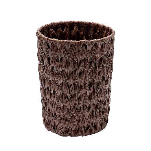 GRANNY SAYS Small Wicker Trash Can, 2 Gallon Bathroom Waste Basket, Small by GRANNYSAYS