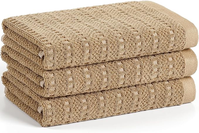 SALAS Kitchen Dish Towels, Bulk Cotton Kitchen Hand Towels, 390 GMS Plaid Dish by Unknown