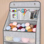 Univivi 6-Shelf Over Door Hanging Organizer Fabric Baby Door Storage - Image 4