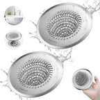 2 Pack Wokdada Bathtub Drain Hair Catcher, Wokdada Fast Drainage Shower Drain by Wokdada