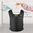 Heavy Duty Metal Hangers with Unique Hook Design Durable & Sturdy Coat Hangers - Image 2
