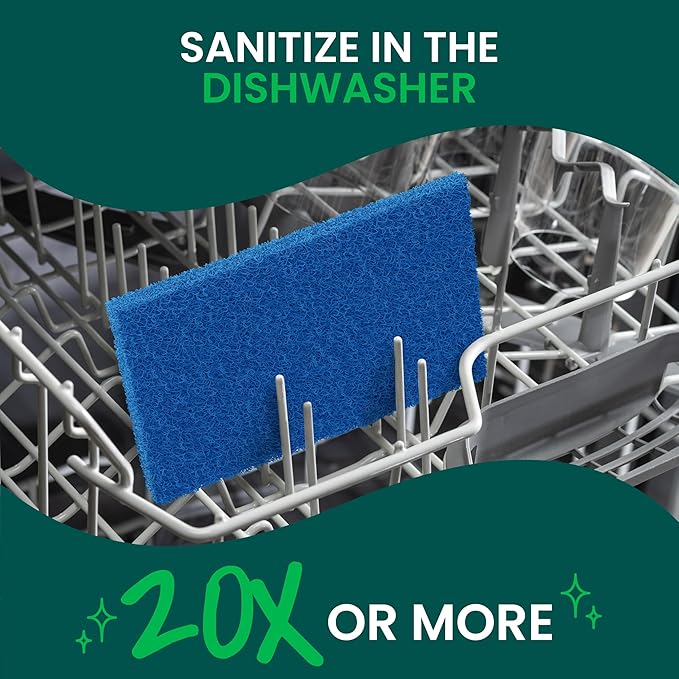 Scotch-Brite Zero Scratch Scouring Pad, Effective + Gentle Dish Scrubber - Image 8