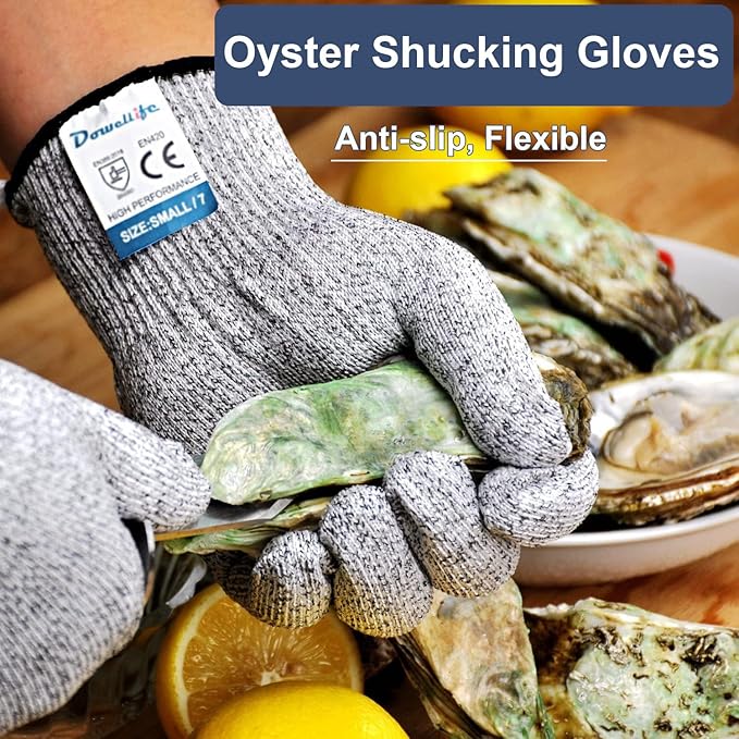 Dowellife Cut Resistant Gloves Protection, Safety Kitchen Cuts Gloves - Image 2