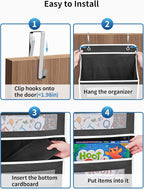 JARLINK Over the Door Organizer Storage, 5 shelf Hanging Organizer - Image 7