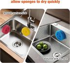 Smiley face sponge holder, kitchen Sink Caddy Organizer - Image 6