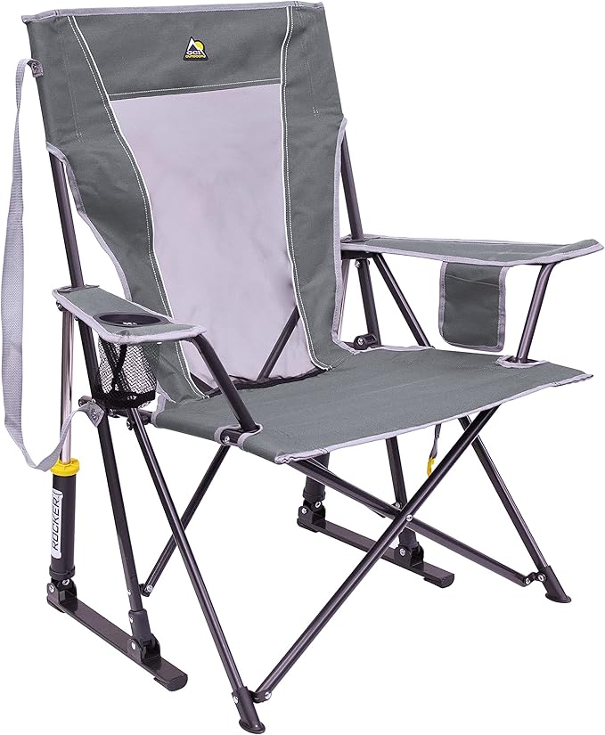 GCI Outdoor Sunshade Rocker Outdoor Rocking Chair with Canopy - Image 7