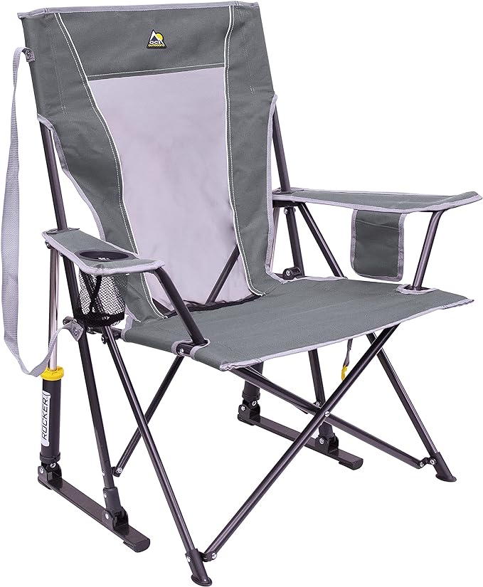 GCI Outdoor Comfort Pro Rocker Outdoor Rocking Chair with Beverage Holder by GCIOUTDOOR