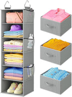 Pipishell Hanging Closet Organizer 6-Shelf, Hanging Shelves - Image 8