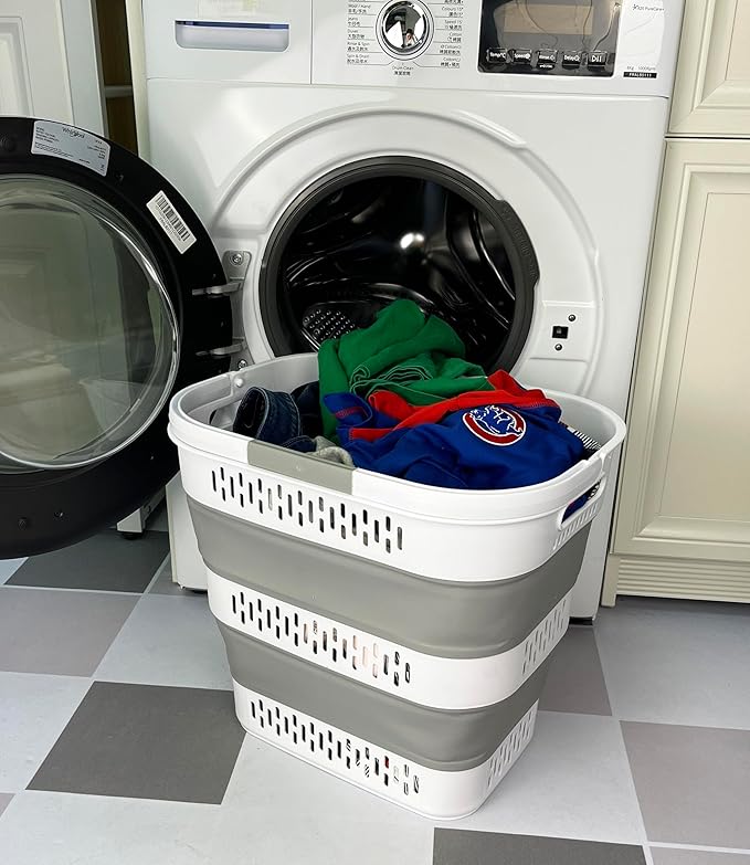 SAMMART 38L Collapsible Laundry Basket - Image 2